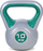 Kettlebell Master Vinyl, 10 kg, plastikë me çimento, me dorezë të rehatsme