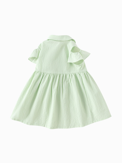 Fustan Minty Meadow Collar