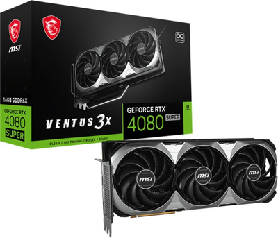Kartelë grafike MSI GeForce RTX 4080 SUPER Ventus 3X OC 16GB GDDR6X