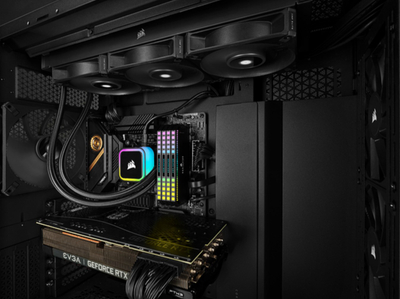 Ftohës procesori CORSAIR iCUE H115i RGB ELITE, 280mm, me ujë, i zi