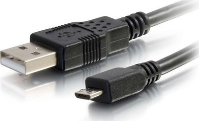 Kabllo USB C2G 27365, USB A në microUSB, 2 m, e zezë