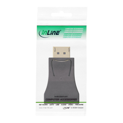 Adaptor video InLine DisplayPort në VGA, Full HD 1080p 60Hz, i zi