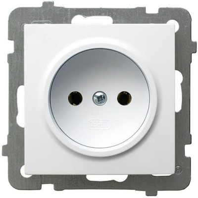 Prizë teke Ospel AS GP-1G/m/00, 6A 250V, IP20, e bardhë