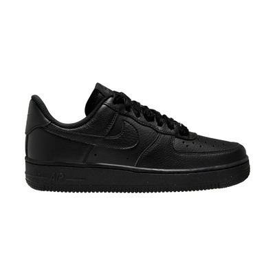 Këpucë sportive për femra Nike Air Force 1 '07 Vintage, lëkurë, të zeza
