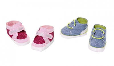 Atlete kukulle BABY born Jeans Sneakers, dekorative, stile të ndryshme, shumëngjyrëshe