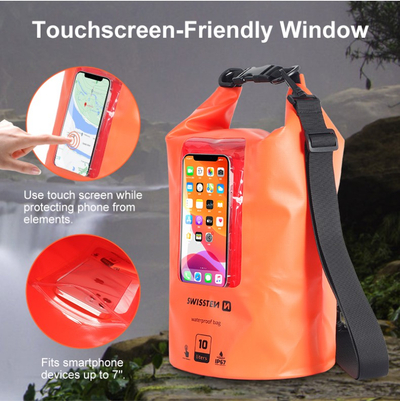 Mbështjellës për celular Swissten, 10l, portokalli