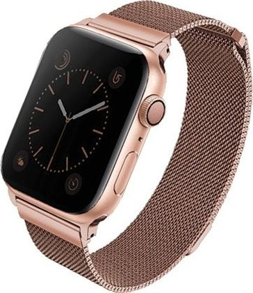 Rrip ore UNIQ Dante për Apple Watch Series 4 40mm, çelik inox, rozë gold