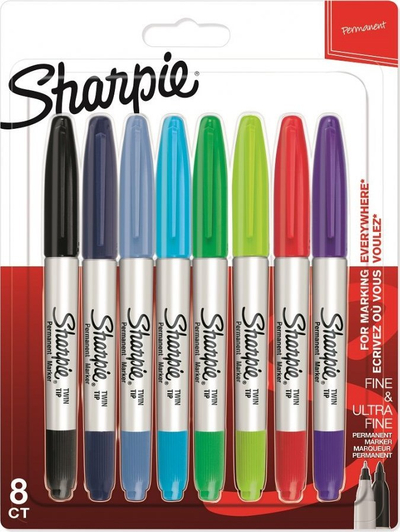 Set markera permanentë Sharpie 2065409, 8 copë, shumëngjyrësh