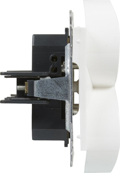 Prizë dyshe Legrand SUNO 721191, 2x2P+E, 16A 250V, e bardhë
