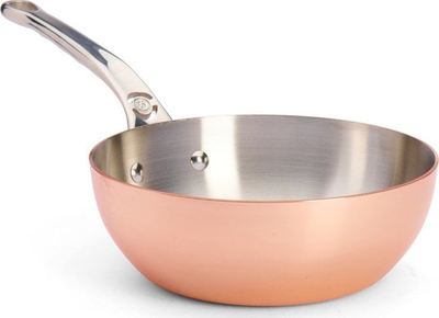 Tigan sauté De Buyer Prima Matera, 20cm, bakër dhe çelik inox, për induksion