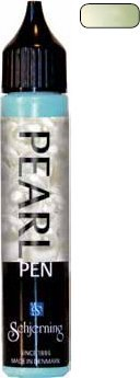 Bojë dekorative Schjerning Pearl Pen, efekt perlë 3D, 28ml, mente jeshile