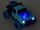 Makine lodër Predator Stunt Car 4x4, me drita e zëra, me friksion, blu