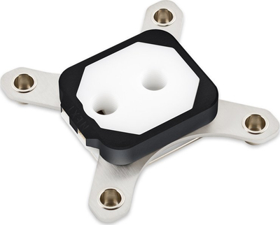 Bllok uji CPU Aquacomputer Cuplex Kryos NEXT RGBpx Black, Intel 2011 2011-3 2066, bazë argjendi, acetal i zi