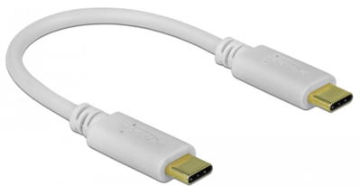 Kабел за полнење Delock 85357, USB-C во USB-C, 100W, 0.3m, црн