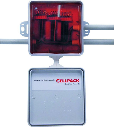 Kuti lidhëse Cellpack Universal Box CG 420083, IP68, me rrëshirë transparente