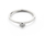 Unazë MOISS Fermector Silver, zirkon transparent, argjend