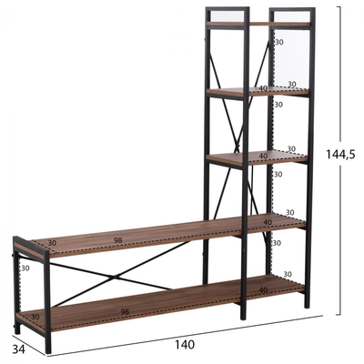 Set për TV Douglas 140×34×144,5 cm (HM9138)