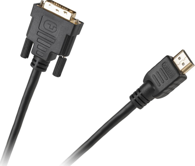 Kabllo HDMI në DVI KPO3701-1.8, 1.8m, 24+1 pin, e zezë