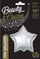 Balonë folie Godan Star Beauty and Charm, 36 cm, argjendtë