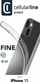 Mbrojtëse telefoni Cellularline Fine Case iPhone 15, transparente, ultra e hollë