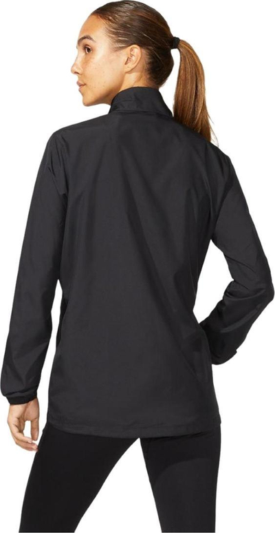 Xhaketë vrapimi Asics Core Jacket W 2012C341-001, për goca, poliestër, e zezë