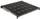 Raft i rregullueshëm RACK P19R 19", 450mm, metalik, i zi