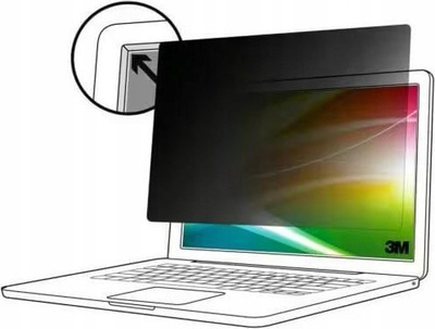 Filter privatësie 3M Bright Screen BP156W9B, 15.6", 16:9, i zi