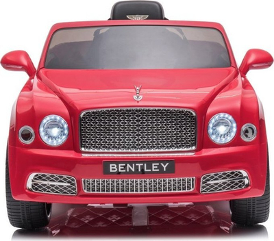 Makina elektrike për fëmijë Lean Toys Bentley Mulsanne, 12V, telekomandë, e kuqe me shkëlqim