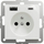 Priza Schneider Sedna Design SDD111072, me USB A+C, 3A, e bardhë