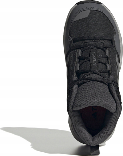 Këpucë trekimi Adidas Terrex AX4 R Mid Jr IF6520, për kalamoj, me lidhëse, të zeza gri