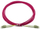 Kabllo fibër optike BlueOptics Duplex LC LC, 3m, OM4 multimode, magenta