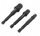 Set adapterësh për nasada SATRA S-3SD21, 3 copë, 1/4" 3/8" 1/2", i zi