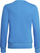 Bluzë sportive Adidas Performance me logo, me mëngë t'gjata, pambuk, blu me të bardhë