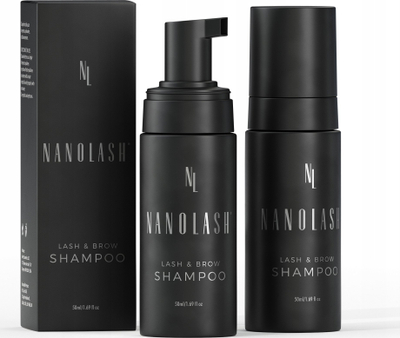 Shampo për qerpikë edhe vetulla Nanolash Lash and Brow, 50 ml, e tejdukshme