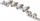 Bllok uzemimi Wentronic Goobay F, 4 porta F, metalik