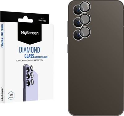 Mbrojtëse ekrani MyScreen Protector Diamond për Samsung Galaxy A55, xham mbrojtës, e zezë