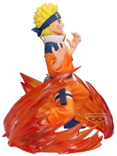 Figurë Banpresto Naruto Shippuden Vibration Stars Uzumaki Naruto 72 Series, 15 cm, plastikë koleksionuese, portokalli