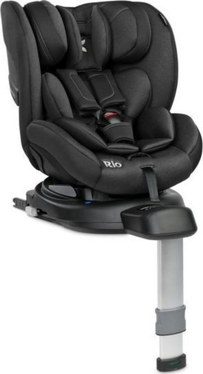 Ulëse veture për fëmijë Caretero Rio i-Size, 40-105 cm 0-22 kg, ISOFIX 360°, e zezë