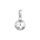 Varëse argjendi Silver Pendant Ball 64013, dizajn top futbolli, argjend e argjendtë