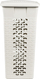 Корпа за алишта Openwork, 55L, со капак, бела