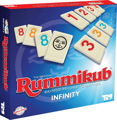 Lojë me shoqni TM Toys Rummikub Original Infinity Standard, 2–4 lojtarë, 7 vjeç+