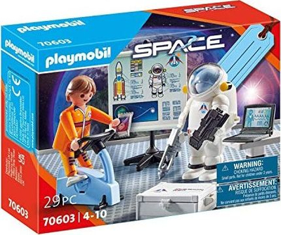 Set lojrash Playmobil Space 70603, stërvitje astronauti, 29 copa, shumëngjyrësh