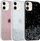 Futrollë Maxximus MX Shine për iPhone 12 12 Pro, TPU, me shkëlqim, e zezë