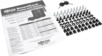Kabinet rack muri Tripp Lite SRW12USDPG, 12U, derë akrilike, i zi