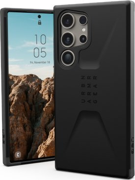 Mbrojtëse telefoni UAG Civilian për Galaxy S24 Ultra, e fortë ndaj rënieve, e zezë