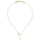 Qafore për femra Trussardi T-Logo TJAXC07, 45 cm, të artë