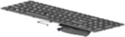 Tastierë laptopi HP L17378-001, ndriçim i pasëm, pjesë origjinale, e zezë