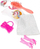 Set veshjesh për kukulla Mega Creative DOLL OUTFIT, 17x35x4 cm, mbi 3 vjeç, shumëngjyrësh