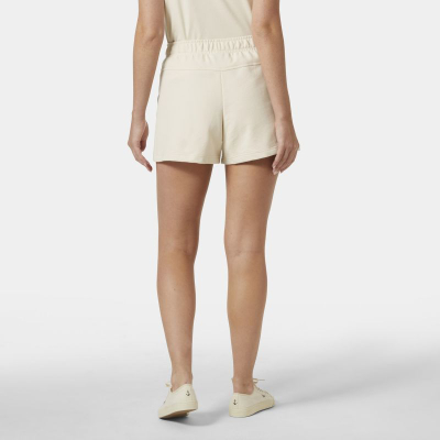 Кратки панталони Helly Hansen Core Sweat, жени, светло беж