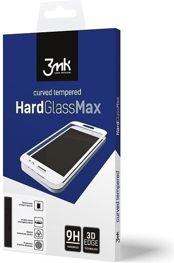 Заштитна стаклена фолија 3MK Hard Glass Max, Samsung Galaxy S9+, целосно лепење, црна